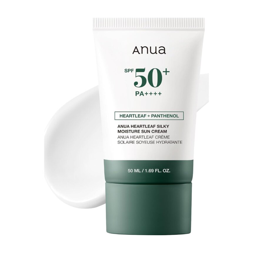 Anua Heartleaf Silky Moisture Sun Cream SPF50+